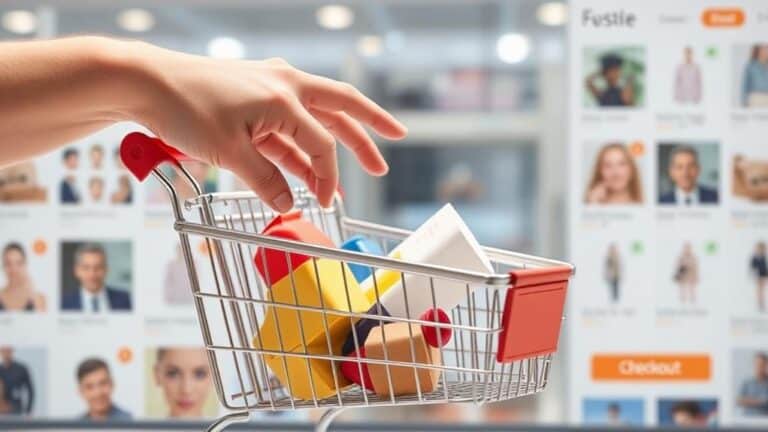 minimize shopping cart drop offs
